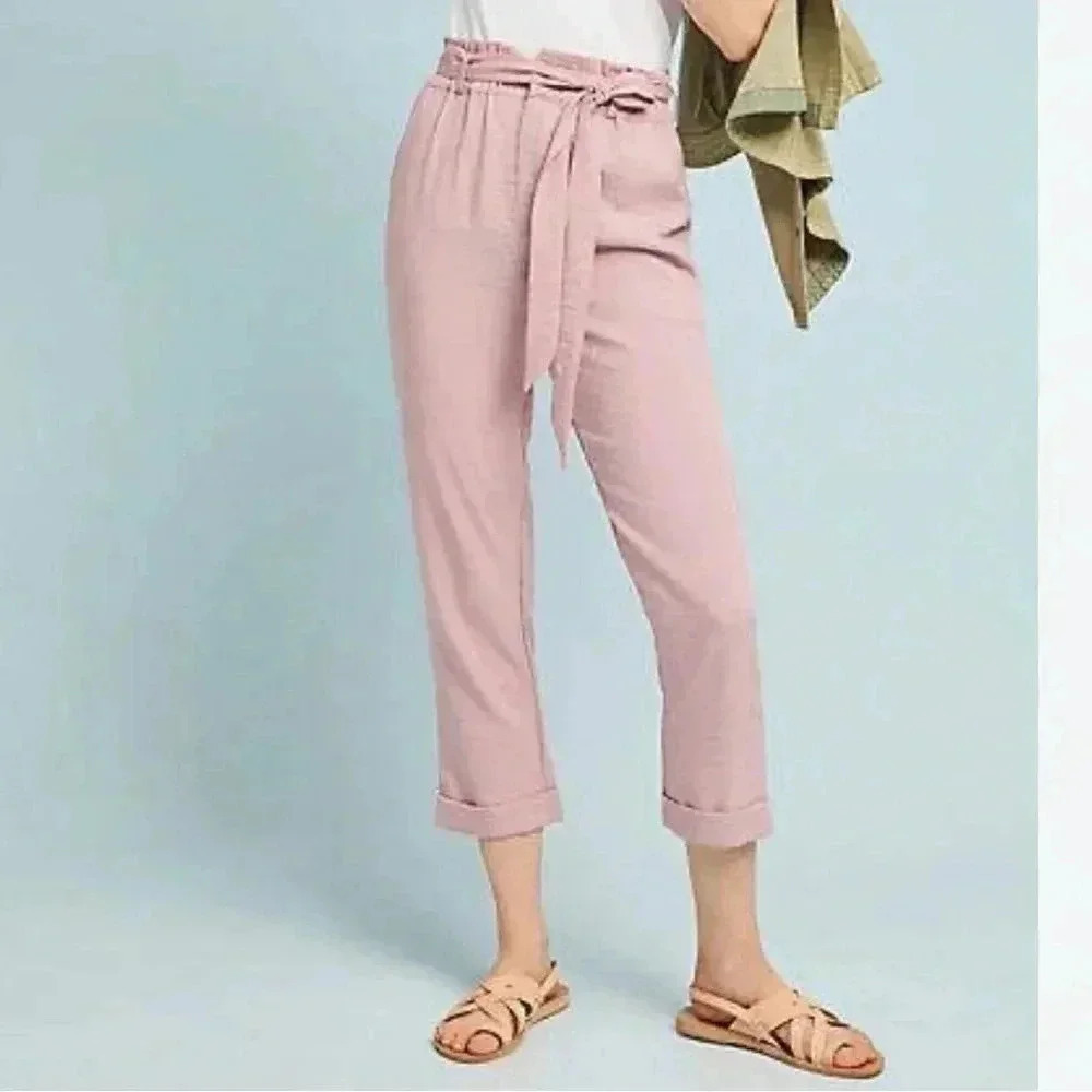 Cartonnier Anthropologie Lorena Paperbag-Waisted Pants Size Medium